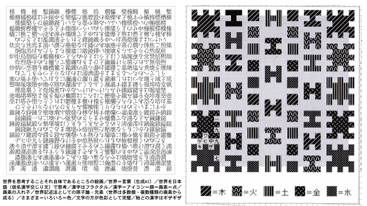 文字座標型絵画